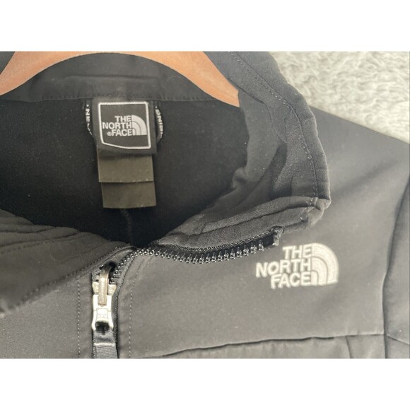 Vintage The North Face TNF Apex Soft Shell Jacket Womens XS Black Full Zip Y2K - Picture 4 of 7